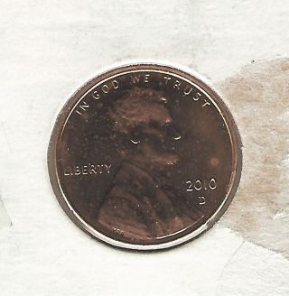 2010 - D 1c Shield Lincoln Cent photo