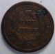 1845 Braided Hair Liberty Head Large Cent Us Copper Type Coin Vg2 Large Cents photo 1