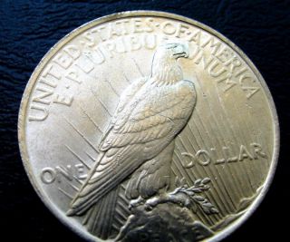 1922 P - Gem Bu - Peace Silver Dollar -,  Frosty Proof Like photo