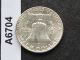 1957 - D Franklin Half Dollar Silver U.  S.  Coin A6704 Half Dollars photo 1