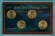 2007 U.  S.  Presidential Golden Dollars In Wooden Display Box,  Philadelphia Dollars photo 1