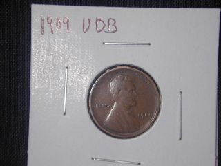 1909 - P Vdb Lincoln Wheat Cent - Early Bird Specialty Coin 