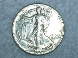 1941 Silver Walking Liberty Half Dollar - - Gorgeous Coin - - Bu ??? photo