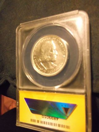 1893 Columbian Expo Certified Anacs Au55 50 Cents photo