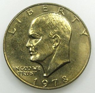 1978 Uncirculated Eisenhower Dollar (b03) photo