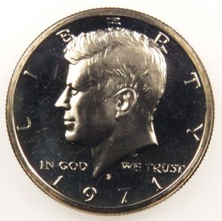 1971 S Proof Kennedy Half Dollar (b01) photo