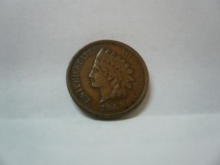 1908 Indian Head Penny - Very Good - - & Description photo