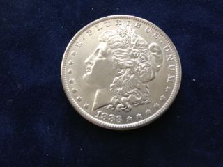 1883 O Uncirculated Morgan Silver Dollar photo