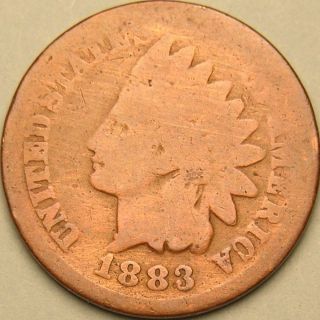 1883 Indian Head Cent,  Ac 964 photo