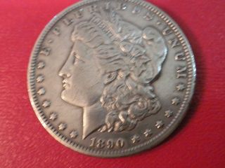 1890 - Cc Morgan Dollar Rare Us Silver Dollar 90 % Silver photo