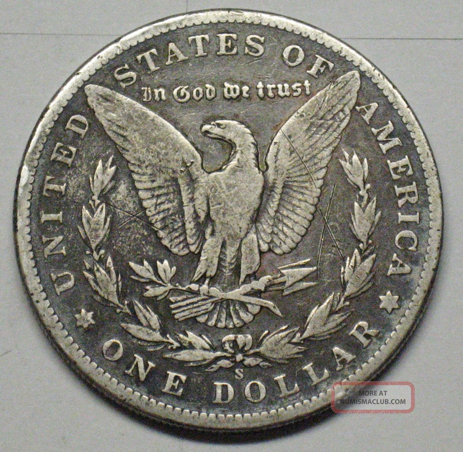 1903 S Morgan Silver Dollar Grading Vg Scratched Z235
