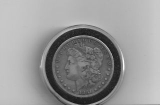 1881 S Morgan Silver Dollar [nice+ ] photo