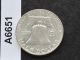 1958 - D Franklin Half Dollar Silver U.  S.  Coin A6651 Half Dollars photo 1