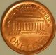 2001 P Lincoln Memorial Penny,  (broadstruck) Error Coin,  Af 380 Coins: US photo 1