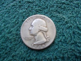 1946 Silver Quarter Circulated Philadelphia photo