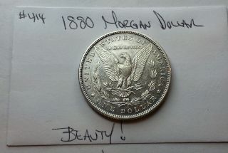 1880 Morgan Dollar 414 90% Silver What You See Is What You Receive photo