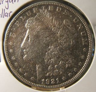 1921 Silver Morgan Dollar Xf Beauty photo