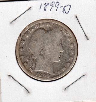 1899 - O,  Barber Half Dollars, ,  Key Coin photo