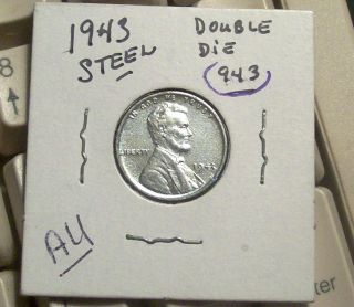 1943 Steel Penny (au) ?? Double Die On The 943 ?? Collector?? photo