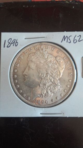 1896 Morgan Silver Dollar In photo