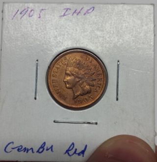 1905 Gem Bu Red Indian Head Cent photo