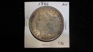 1886 $1 Morgan Silver Dollar photo