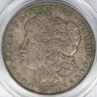 1878 - S Morgan Silver Dollar $1 Pcgs Ms63 Toning photo