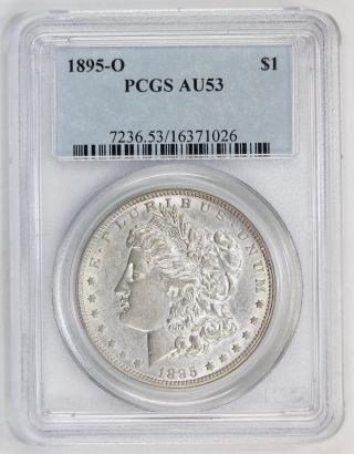 1895 O Morgan Silver Dollar Au 53 Pcgs (1026) photo
