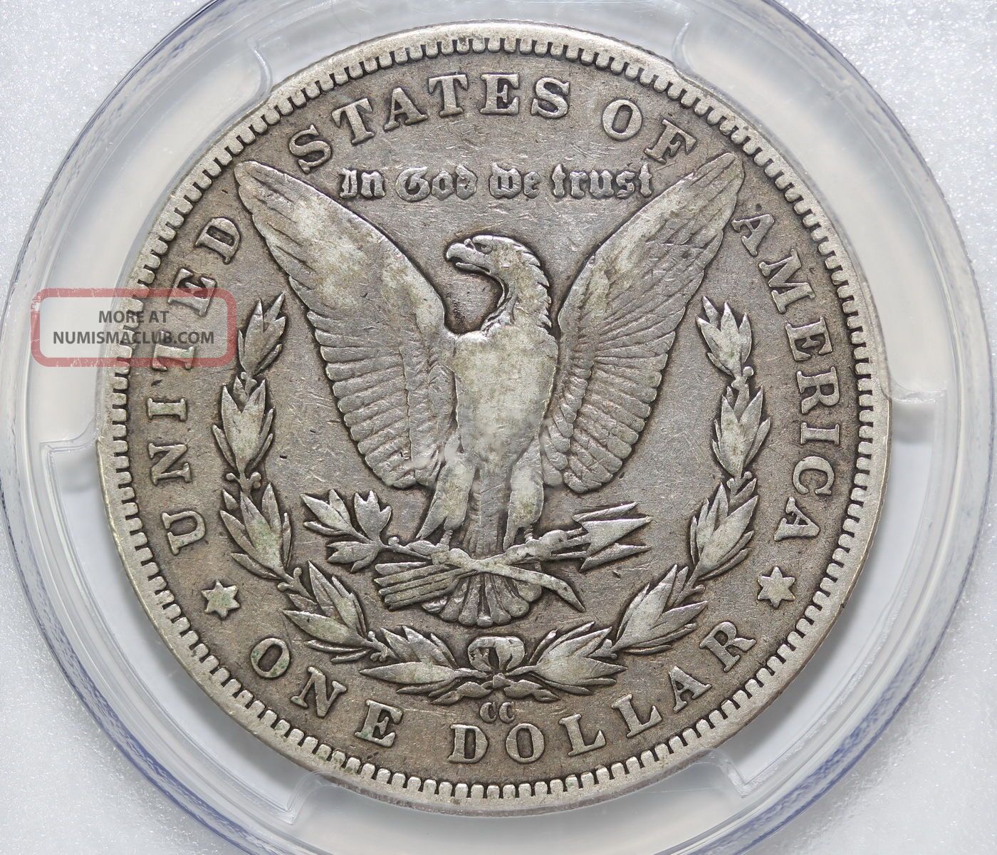 1893 Cc Morgan Silver Dollar F 12 Pcgs (0383)