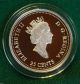 1999 Canada Millennium Sterling Silver Quarter For August In Proof Finish Coins: Canada photo 1