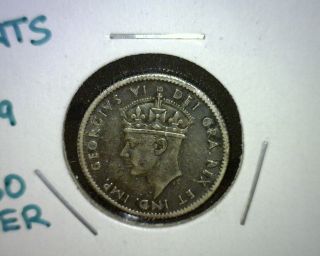 1941 C Newfoundland 5 Cents Coin,  Xf,  Km 19,  Silver photo