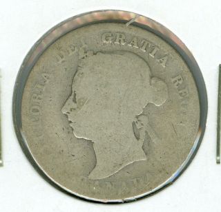 1901 Canada 25 Cents Ag Grade. photo