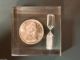 1967 Lucite Egg Timer Made With Canada Goose Silver Dollar Coin Coins: Canada photo 1
