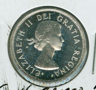 1961 Canada 25 Cents Top Grade State Pl Heavy Cameo. photo
