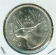 1968 Canada Silver 25 Cents Mid Grade State. Coins: Canada photo 1