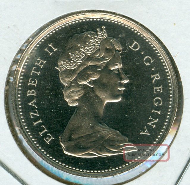 1969 Canada 25 Cents Pl Top Grade State Heavy Cameo. Coins: Canada photo