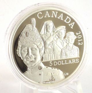 2012 Royal Canadian Legal Tender Silver $5 Coin,  Georgina Pope,  Low Mintage photo