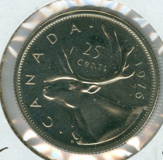 1976 Canada 25 Cents Sp Finest Grade State. photo