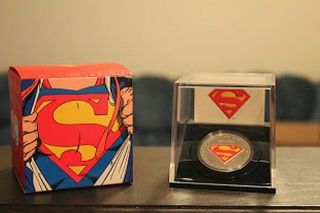 Canada 2013 Superman S - Shield 75th Anniversary $20.  9999 Silver Coin photo