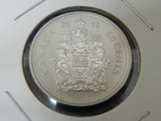 2012 Specimen Canadian Canada Coat Of Arms Fifty 50 Cent photo
