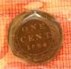 1894 Thick 4 Canada Large Cent Penny Graded By Iccs Vf 20 Coins: Canada photo 1