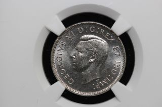 1938 Canada.  5 Cents.  Ngc Graded Ms - 62 photo
