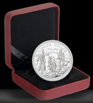 2012 - Canada $1 War Of 1812 - Brilliant Uncirculated,  Fine Silver Dollar photo