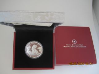 Year Of The Tiger Canada 2010 Chinese Lunar Zodiac $15 Round Pure Silver Proof photo
