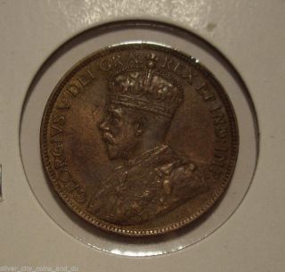 Canada George V 1914 Large Cent - Ef+ photo