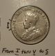 Canada George V 1929 Die Break Five Cents - F Coins: Canada photo 1