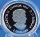 2012 $3 Royal Canadian Legal Tender Fine Silver January Birthstone Garnet Coins: Canada photo 1