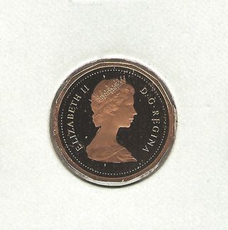 1982 1c Rd (proof) Canada Cent photo