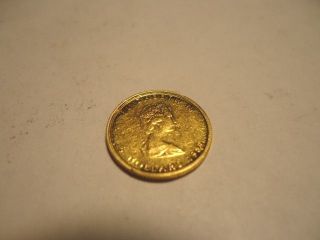 1982 $5 Maple Leaf/au (regular Strike) Canada 1/10th Gold Coin photo