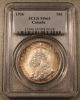 1936 Canada Silver Dollar Ms65 Pcgs - Golden Rim Toning,  Lusterous Coins: Canada photo 2
